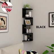 Teemo Wall Shelf Creative Lattice Shelf Wall Corner Shelf Wall Decoration Shelf Bedroom - Fulfilled 