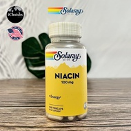 Solaray _ Niacin 100 mg 100 VegCaps ไนอะซิน