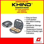 KHIND/MECK Sandwich Maker ST750/MST118