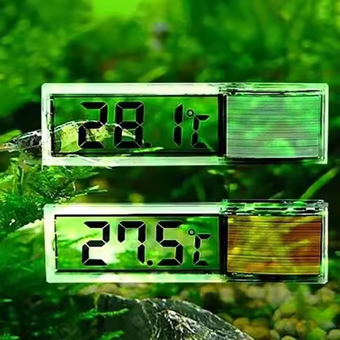 Aquarium Thermometer Electronic LCD Digital Fish Tank Temperature Measurement Fish Tank Temp Meter A