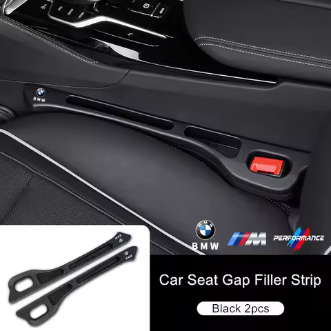 2pcs Car Seat Gap Filler Strip Auto Phone Holder Accessories For BMW X1 X2 X3 X5 X4 X6 X7 G30 G20 G3