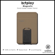 Bitplay Magnetic Card Holder With Stand Phone Grip Included Magsafe Ring Sticker Compatible With iPh