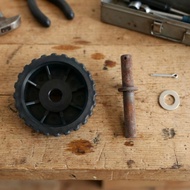 Trailer Wheel with Axle Pin Marine Boat Trailer Wheel Hardware Universal Fit Corrosion-Resistant for