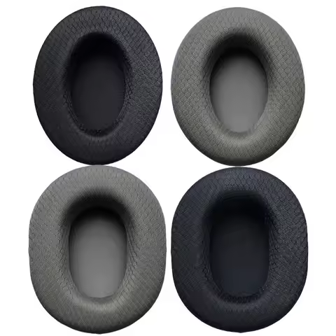 Oval Mesh Fabric Ear Pads Cover 110X90MM 100X80MM 95X75MM 90X70MM Replacement For Sennheiser HD450BT
