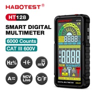 HABOTEST HT128 Smart Digital Multimeter Rechargeable Non-Contact Touch Screen Multimetro Tester tran