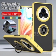 Casing For Realme 14 X Pro Plus 14X 14Pro 14ProPlus 14Pro+ Realme14X Realme14Pro+ 5G Matte Ring Stan