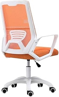 Office Chair Desk Chair Computer Chair Net Back Swivel Chair Executive Chair Low Back Height Office Desk and Chair Ergonomic Net Game Seat (Color : Red) Full moon (Orange) Stabilize