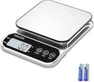 Digital Food Scale for Food Ounces and Grams, YONCON Kitchen Scales Digital Weight with Bowl(Tray) f