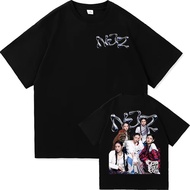 T-shirt fesyen NJZ NWJNS untuk lelaki/wanita. T-shirt dengan corak grafik yang cantik, gaya kasual, 