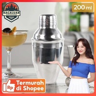 Cocktail Shaker Bartender Japanese Style Stainless Steel 200ml