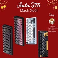 Aula F75 Pro Wireless Mechanical Keyboard, Silent, Hotswap 5 pin, 3 Modes, RGB Led & Monochrome Gask