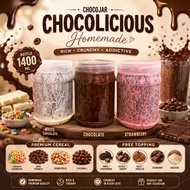 [Saiz 1400ml] Cocojar Chocolate Homemade Viral | Dessert Coklat Premium Meleleh | Kudapan Snack Rang