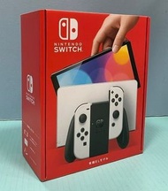 Switch主機 Switch OLED款式 Joy-Con(L)/(R) 白色
