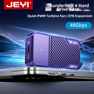 JEYI | Thunderbolt 3 & 4 Supported M.2 NVMe Enclosure 40Gbps ASMedia 2464