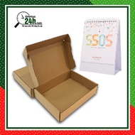 Convenient, luxurious A-shaped desk calendar box, A5 size: 25cm x 16.5cm x 3cm