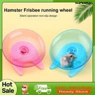 SPR♘Pet Hamster Running Wheel Smooth Rotating Hamster Flying Saucer Steel Axle Wheel Gerbils Mice Hedgehog Silent Exercise Running