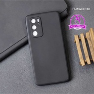 Huawei P40 Huawei P40 Pro Case Macaron Black Softcase Slim Matte Case Huawei P40 Huawei P40 Pro