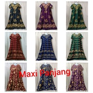 MM2(Size 2XL)(Maxi Panjang)(Marissa) Baju Tidur Batikn  Baju Batik  Batik Maxi Night Dress  Cotton I