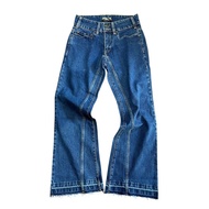 Whipworkshop Men's and Women's Bootcut Jeans "Flared Indigo Jeans"