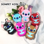 Stitch character coin wallet / Headboard wallet / stitch coin Jelly wallet / Jelly Coin Wallet /