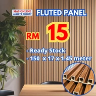 Fluted panel Fluted Wall Panel WPC Wood Panel Dinding Wainscoting hiasan dinding kelas flute panel
