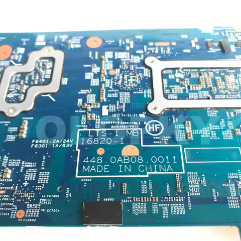 16820-1 Laptop Motherboard For Lenovo ThinkPad T570 Mainboard i5-6300U i5-7200U i7-7500U CPU 01ER389