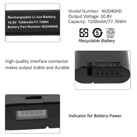 KingSener Ni2040 Ni2040HD Smart Battery For Inspired Energy Ni2040PH Ni2040XD Ni2040ED29 For Oscor G