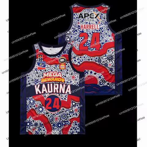 Adelaide 36ers 25/26 Indigenous Jersey 2025 Australian Adult Men's/Women's Basketball Sports Vest Ki
