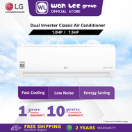 [SAVE 4.0] LG 1.0HP 1.5HP S3-Q09WA5AB S3-Q12JA3AD Dual Inverter Classic Air Conditioner Air Cond WAH LEE STORE