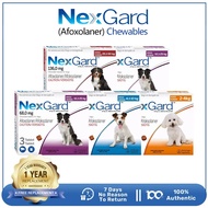 Nexgard Spectra for dog 3 Tablets/Box for dog chewable Anti Tick & Flea dewormer for dog flea and ti