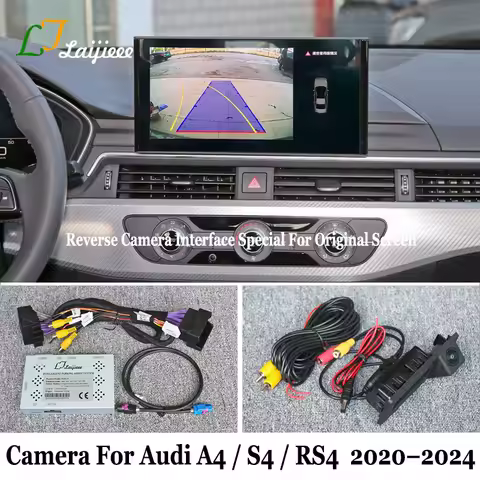 For Audi A4 S4 RS4 B9 8W 2020 2021 2022 2023 Original 10.1 inch Screen No Coding HD Rear View Backup
