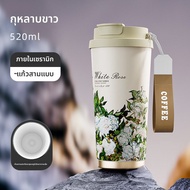 GIANXI | แก้วเดินทางกันความร้อนไทเทเนียมพร้อมหลอดดูด