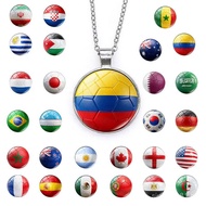 FIFA World Cup Football Pendant Necklace for Women, Versatile Creative Accessory, Best-Selling Sweat