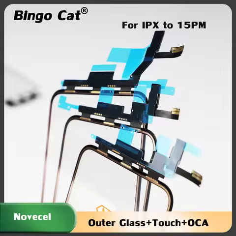 5pc Novecel ORI No IC Chip LCD Touch Digitizer Glass+OCA Glue Film For iPhone 11pro 11 Pro Max 12 pr