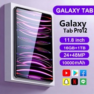 Free keyboard case】NEW PRO Tablet PC 11.8Inch  [16GB RAM 1TB ROM] Dual SIM 5G LTE+ WiFi 2.4/5G+WIFI 