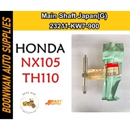 23211-KW7-900 Main Shaft Japan(G) Honda NX105 / Honda TH110 Hurricane