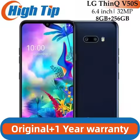 Unlocked Original LG V50S 5G ThinQ Mobile Phone 8GB+256GB LG V510N Android SmartPhone 32MP Camera 4G
