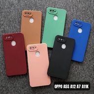 Softcase Pro Camera Oppo A5S A12 A7 A11K Macaron Candy TPU Silicone Casing