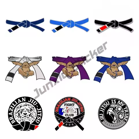 Personality Jiu Jitsu Simple Jiu Jitsu Girl Funny Gift Decorations BJJ Brazilian Jiu Jitsu Bumper St
