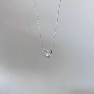 JYNJU [KOUVR] Saltwater Akoya Pearl Pendant Necklace (Round 6.2mm)