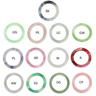 Mya Minimalist Acrylic Imitation Jade Ring Fashion Statement Ring