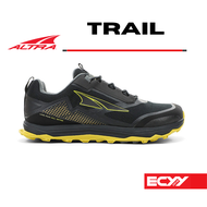 ALTRA Mens Lone Peak All-Wthr Low Black/Yellow Running Shoes