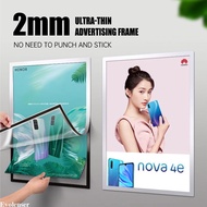 A4 magnetic display board /Magnetic picture frame / magnetic wall photo frame, transparent picture d