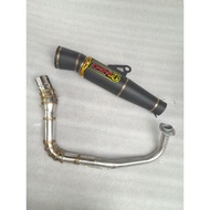Open pipe Canister Daeng sai4 1set 51mm Big Elbow for Mio i125 Mio sporty Mio soul i125 Mio soulty M