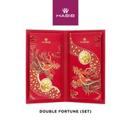 HABIB Year of the Dragon 2024 Double Fortune | 999.9 Gold Wafer Coin (0.20G)
