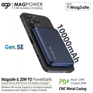 MAGPOWER SE 10000mAh Magsafe 移動電源 - A9 | 磁吸充電行動電源 【藍色鈦】