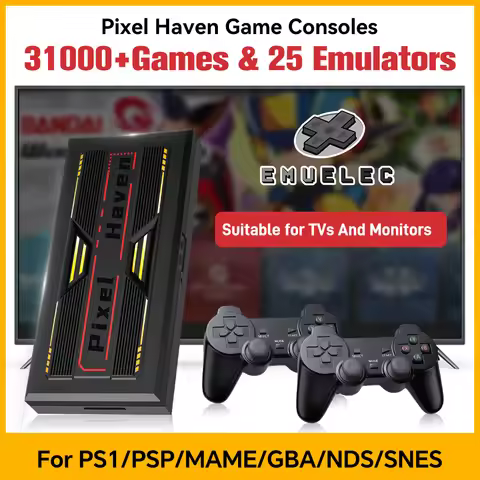 4K Retro Video Game Consoles For TV With 31000+ Games Portable Gaming Box For PSP/PS1/MAME/NES/GBA/N
