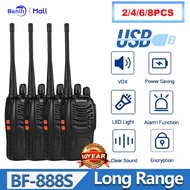 [Beli 1 Gratis 1] Garansi 10 tahun BF888S Walkie Talkie UHF 400 470MHz Pemancar Radio Ham Dua Arah J