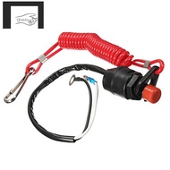 Boat Motor Emergency Kill Stop Switch for Yamaha /Tohatsu Outboard Stop Kill Switch Cut Off Switches