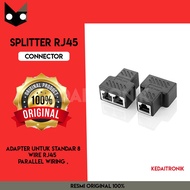 Splitter Connector RJ45 1 To 2 LAN Ethernet Cable Female Female RJ45